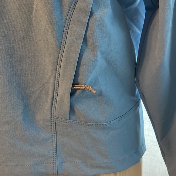 The north face blue 1/3 zip up pull over jacket size small - Picture 3 of 8